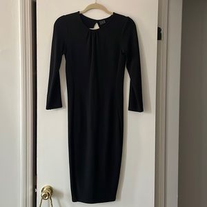 Zara Little Black Dress with Open Back Detail (M)